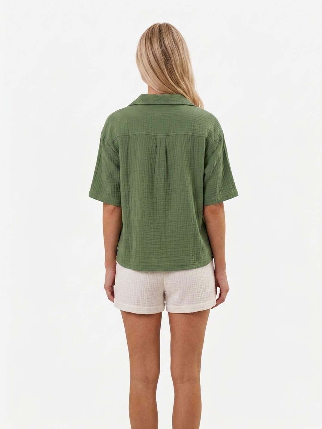 Damen Sommer Mode T-Shirt aus lässige Musselin | OEKO-TEX® zertifiziert