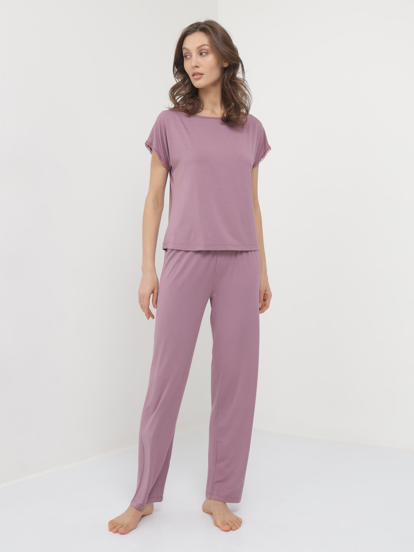 Damen Pyjama Set aus Bambusviskose