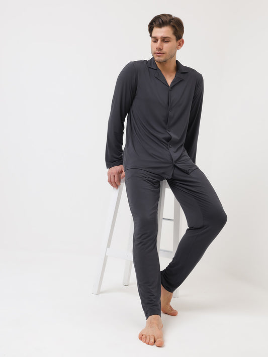 Herren Pyjama Set aus Bambusviskose