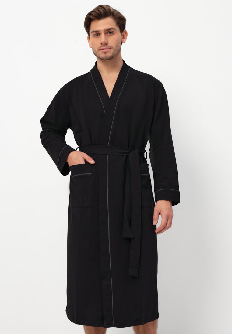 Morgenmantel aus 100% hochwertiger Baumwolle