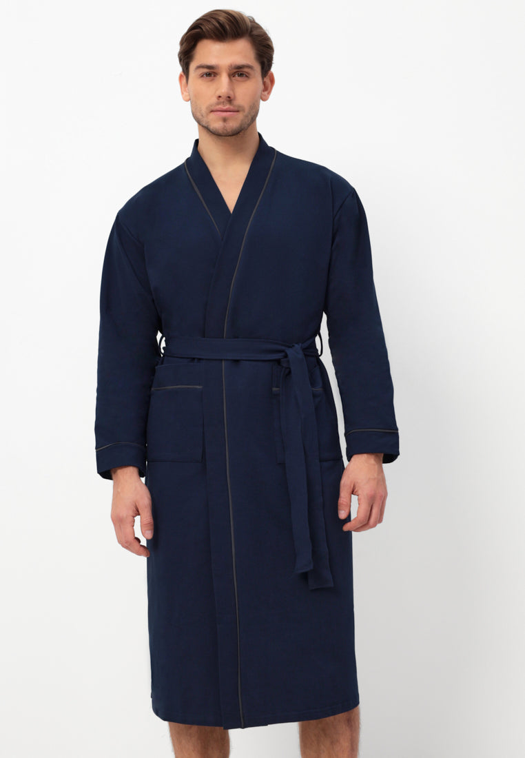 Morgenmantel aus 100% hochwertiger Baumwolle