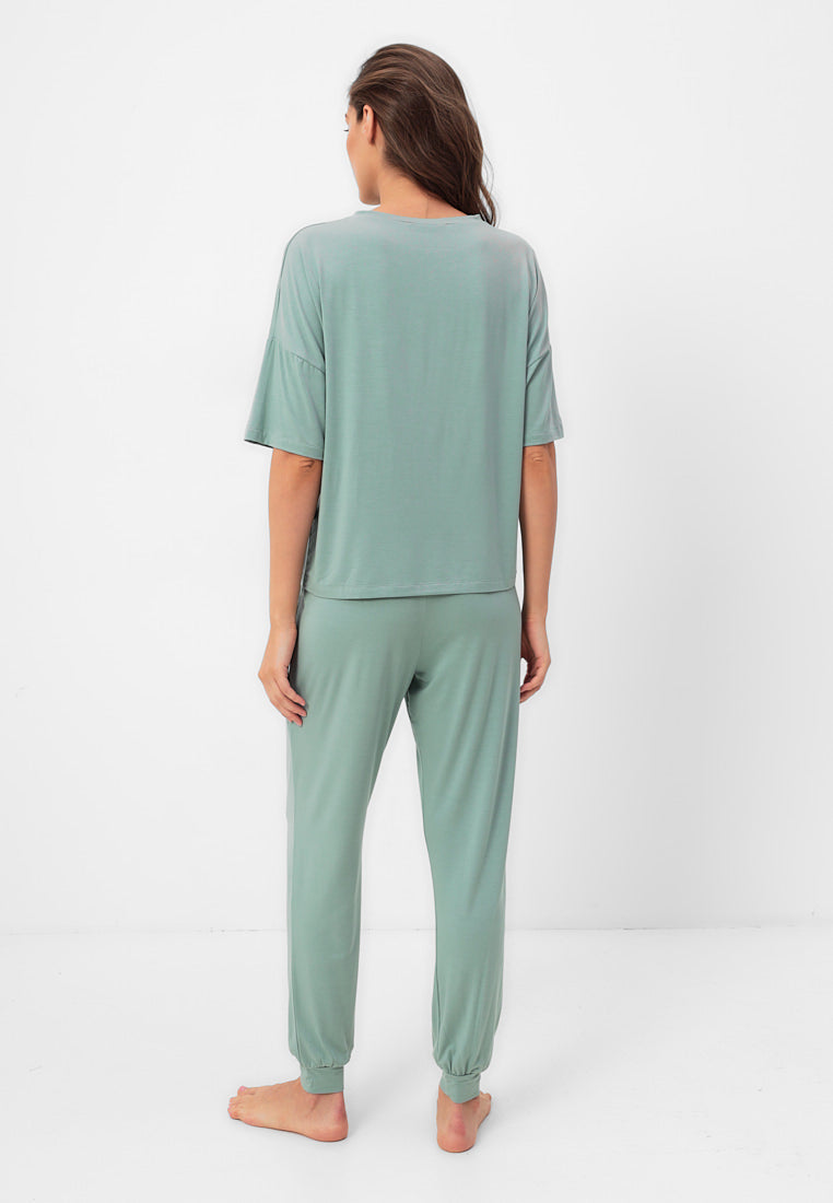 Ensemble pyjama pour femme en viscose de bambou 