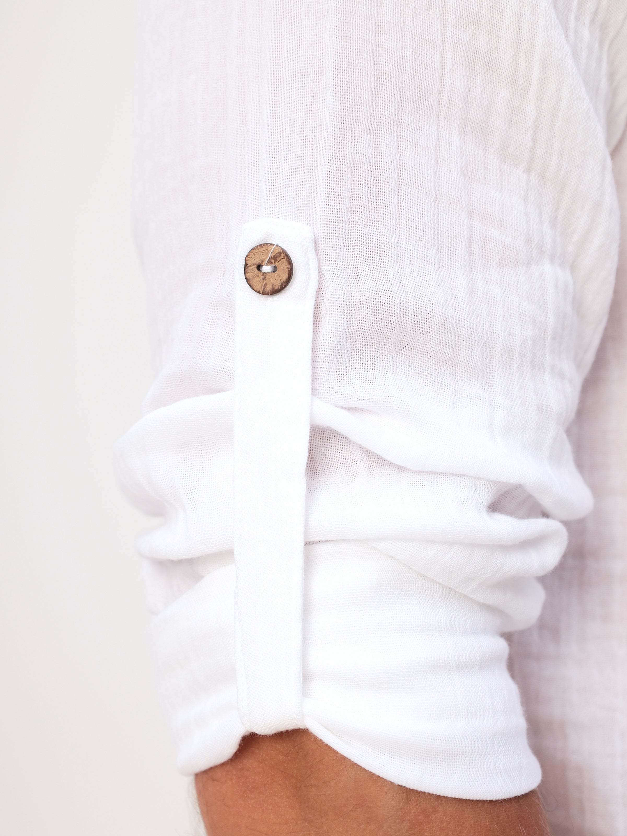 Herren Sommer und Freizeit Mode Hemd aus lässige Musselin