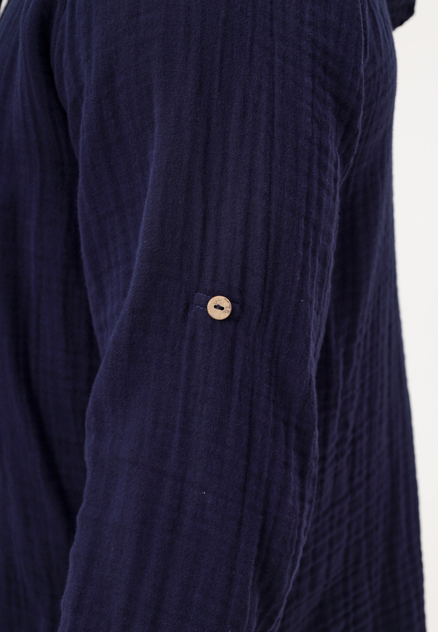 Herren Sommer und Freizeit Mode Hemd mit Kapuze aus lässige Musselin