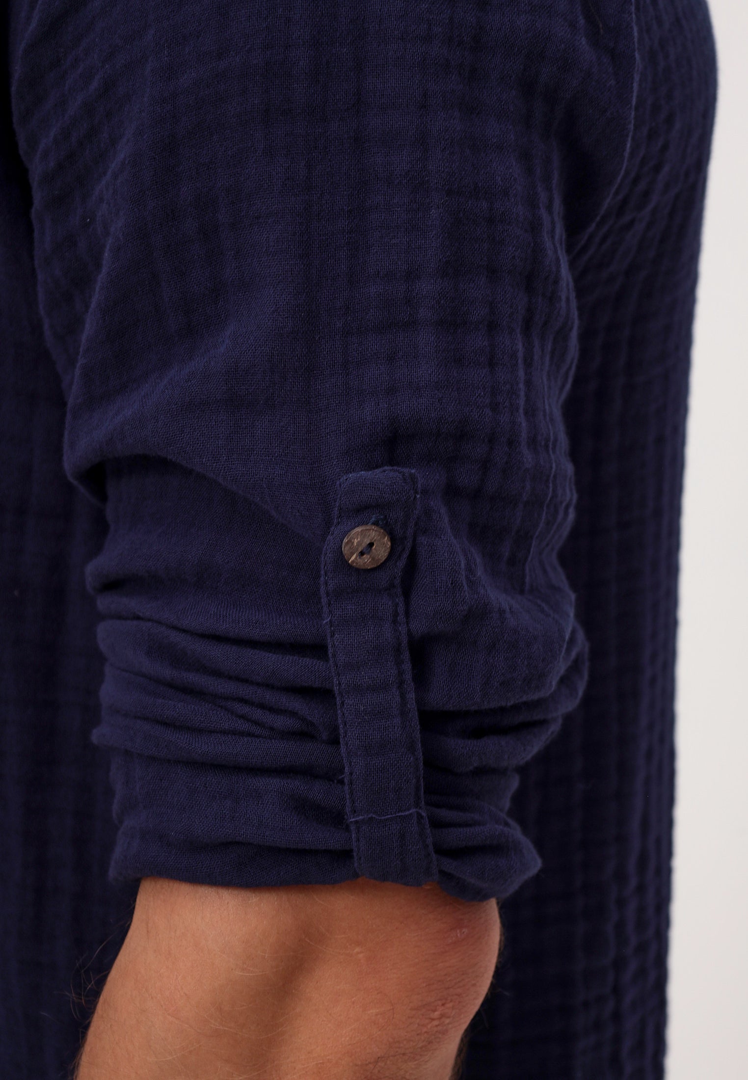 Herren Sommer und Freizeit Mode Hemd aus lässige Musselin