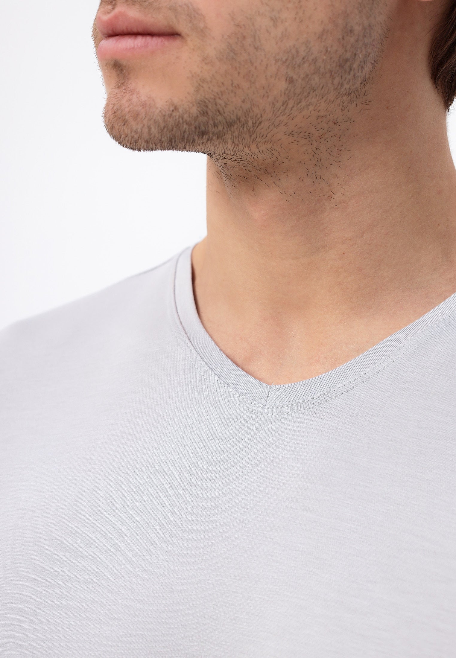 Herren Pijama Set aus Bambusviskose mit langer Hose und Oberteil mit kurzen Ärmeln