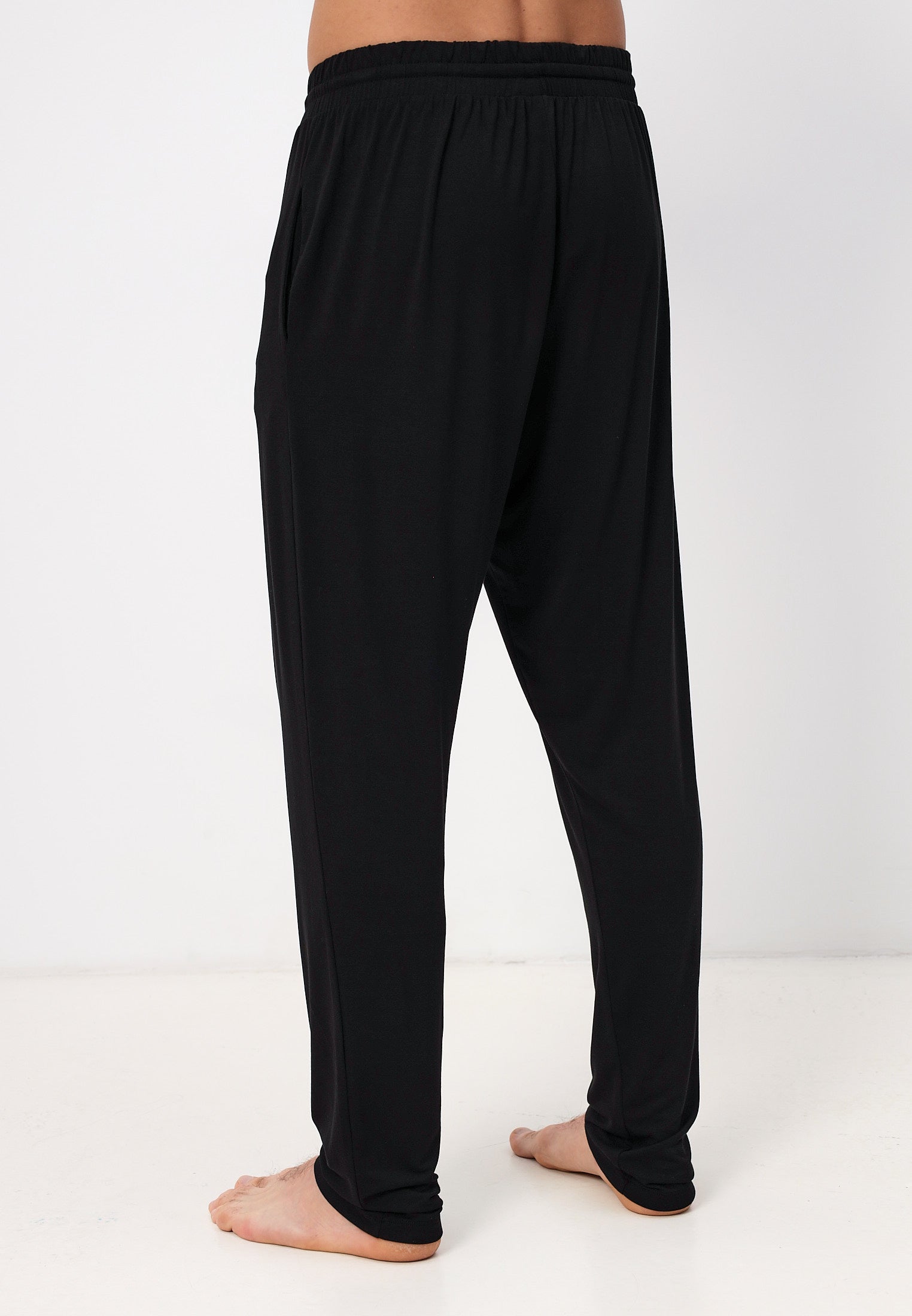 Herren Pijama Set aus Bambusviskose mit langer Hose und Oberteil mit kurzen Ärmeln