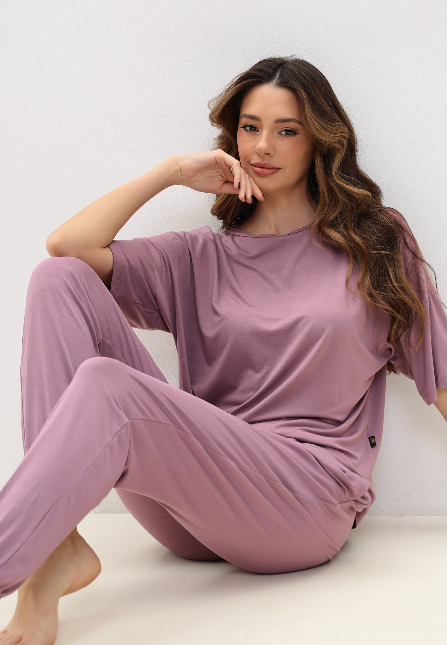 Women's pajama set made of bamboo viscose 