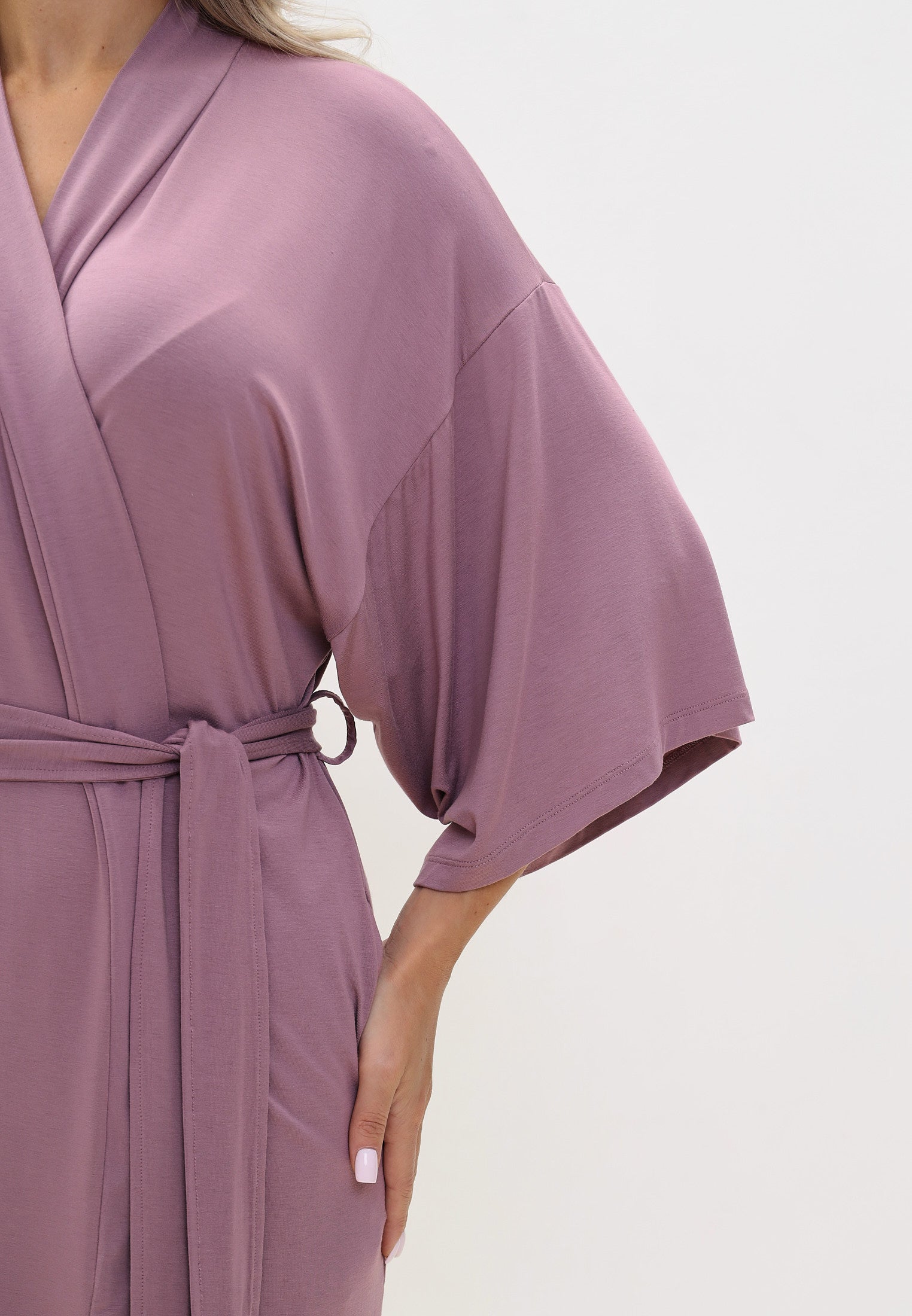 Damen Morgenmantel aus Bambusviskose