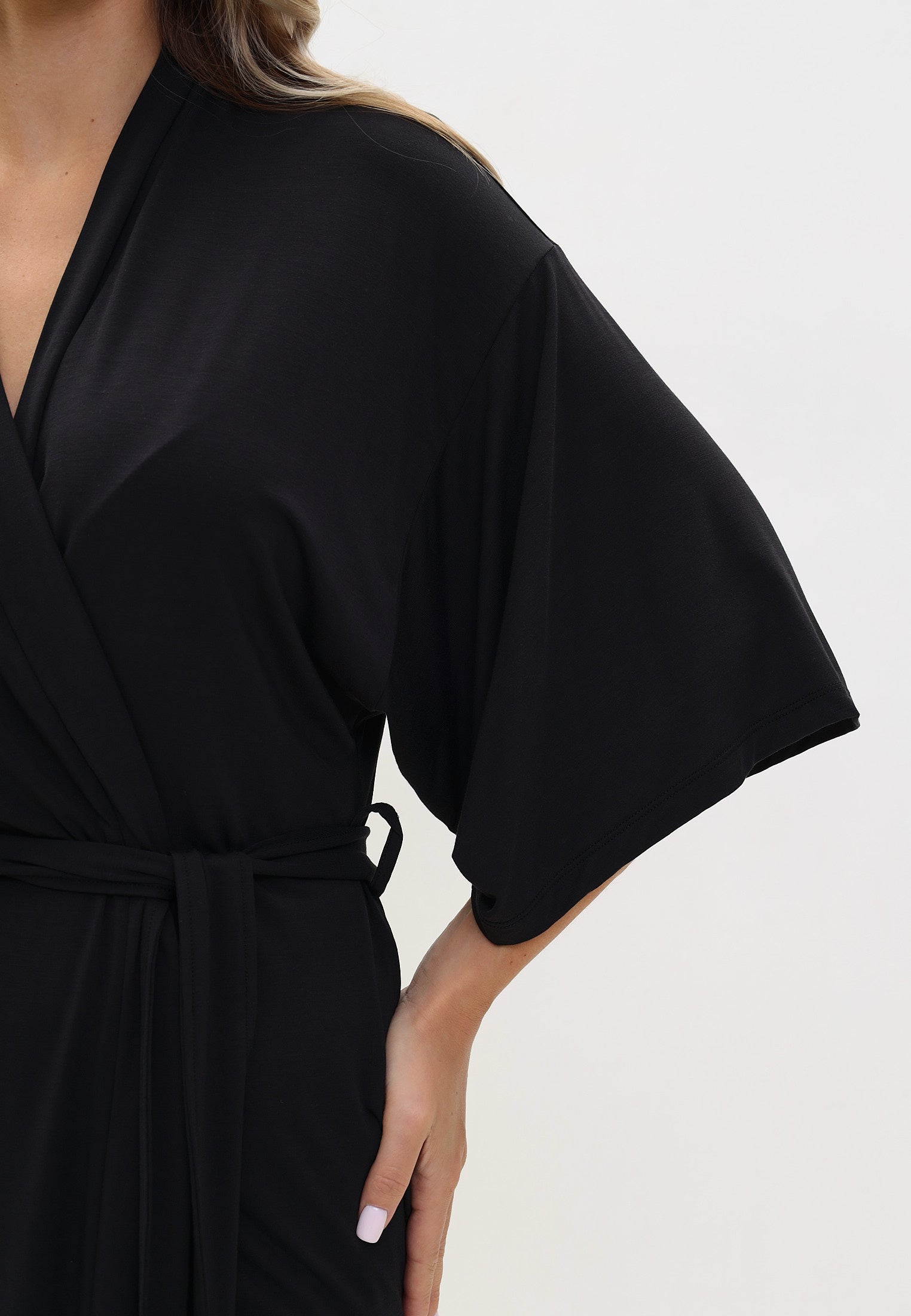 Damen Morgenmantel aus Bambusviskose