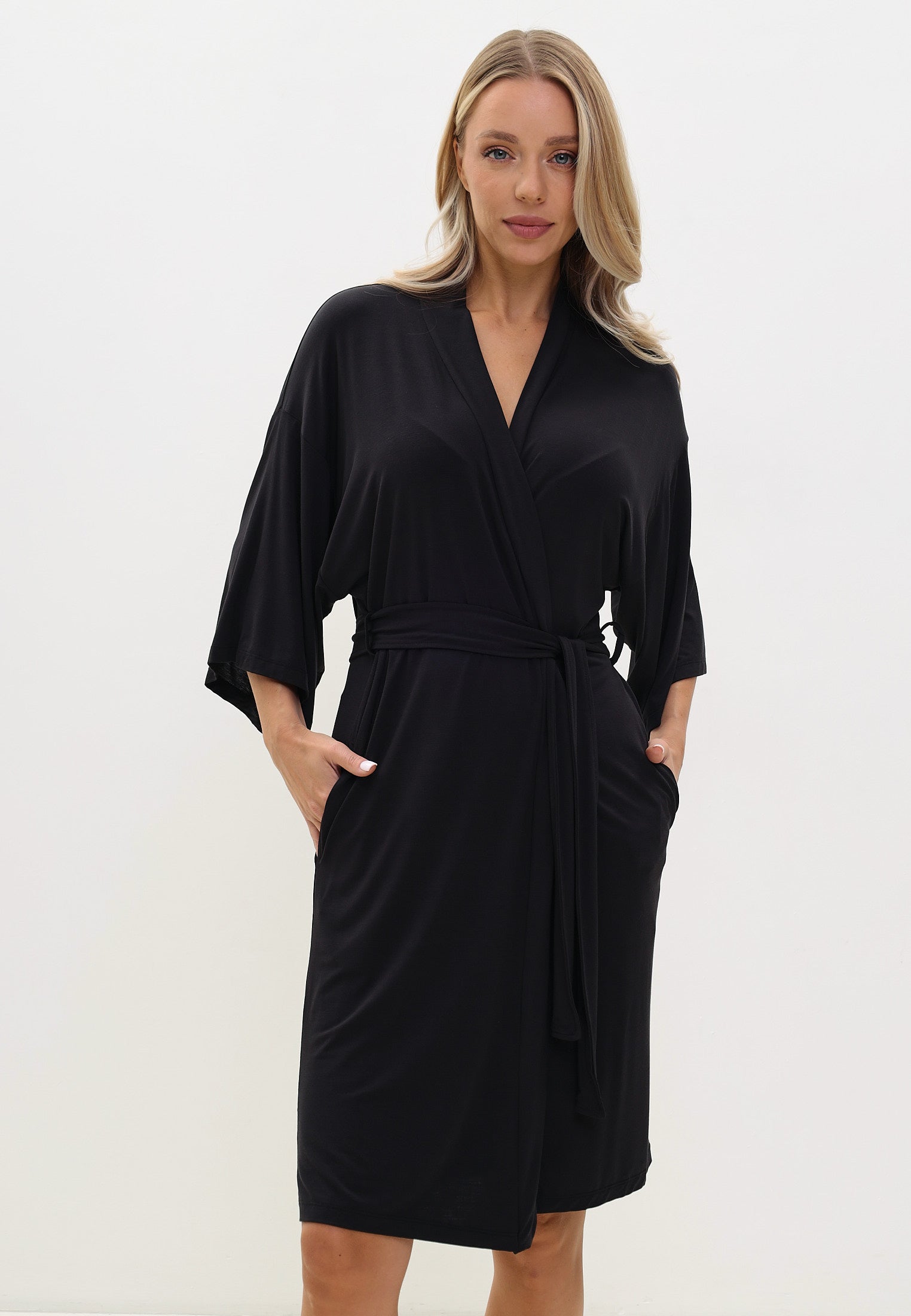 Damen Morgenmantel aus Bambusviskose