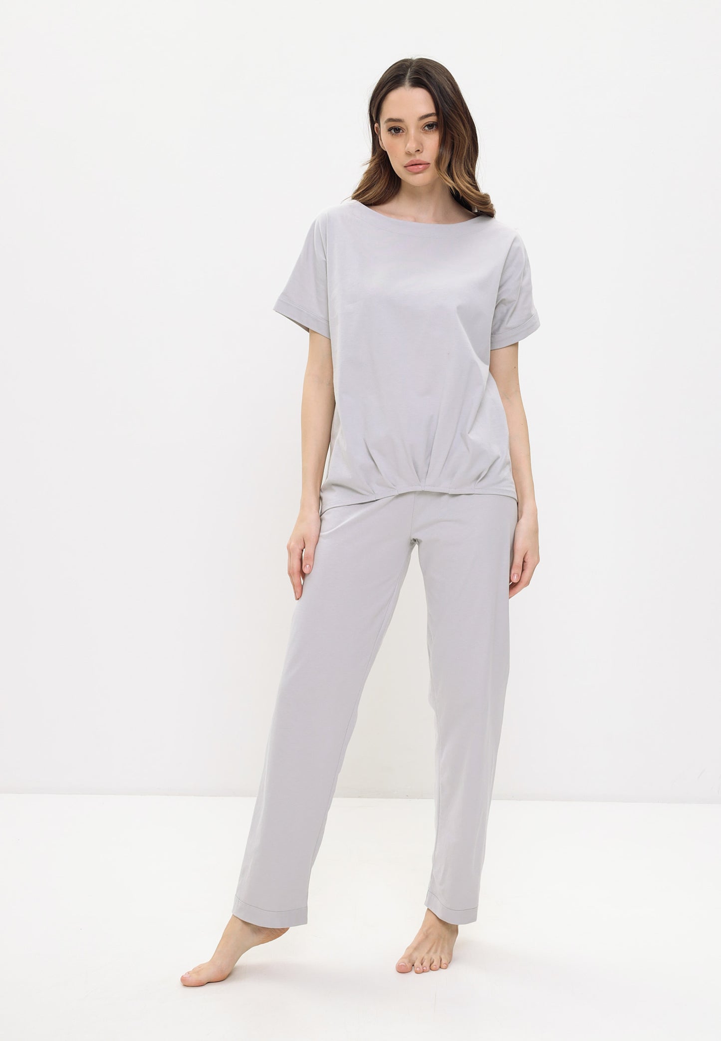 Damen Pyjama Set aus hochwertiger Baumwolle