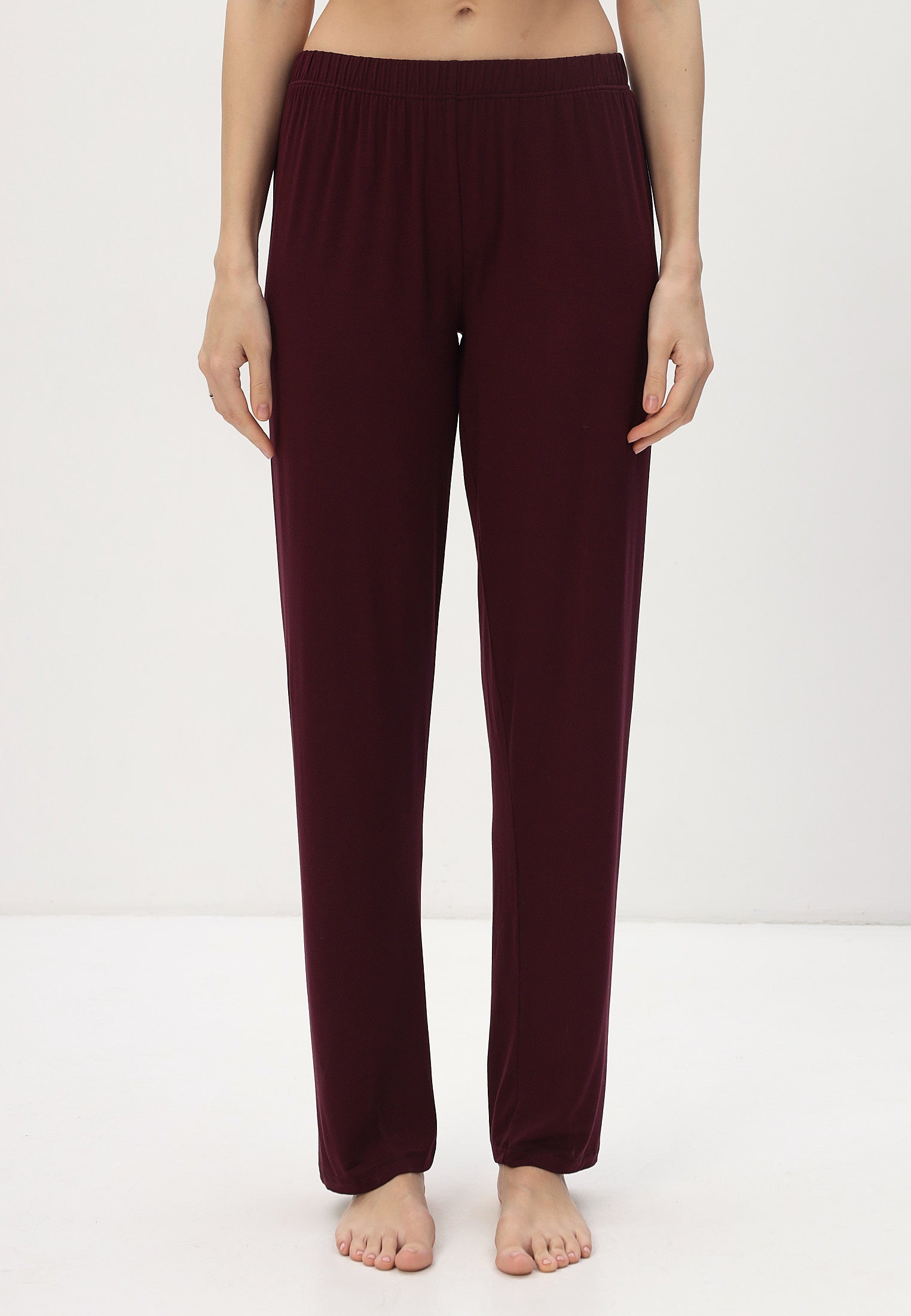 Damen Pyjama Set mit Morgenmantel aus Bambus viskose