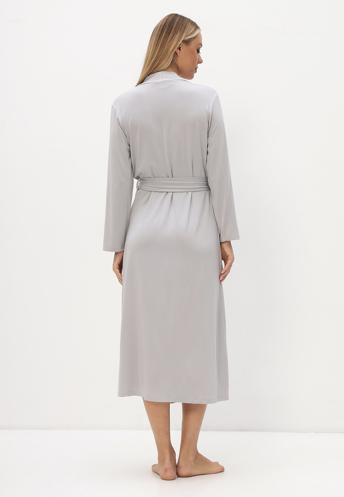 Robe de chambre pour femme en viscose de bambou