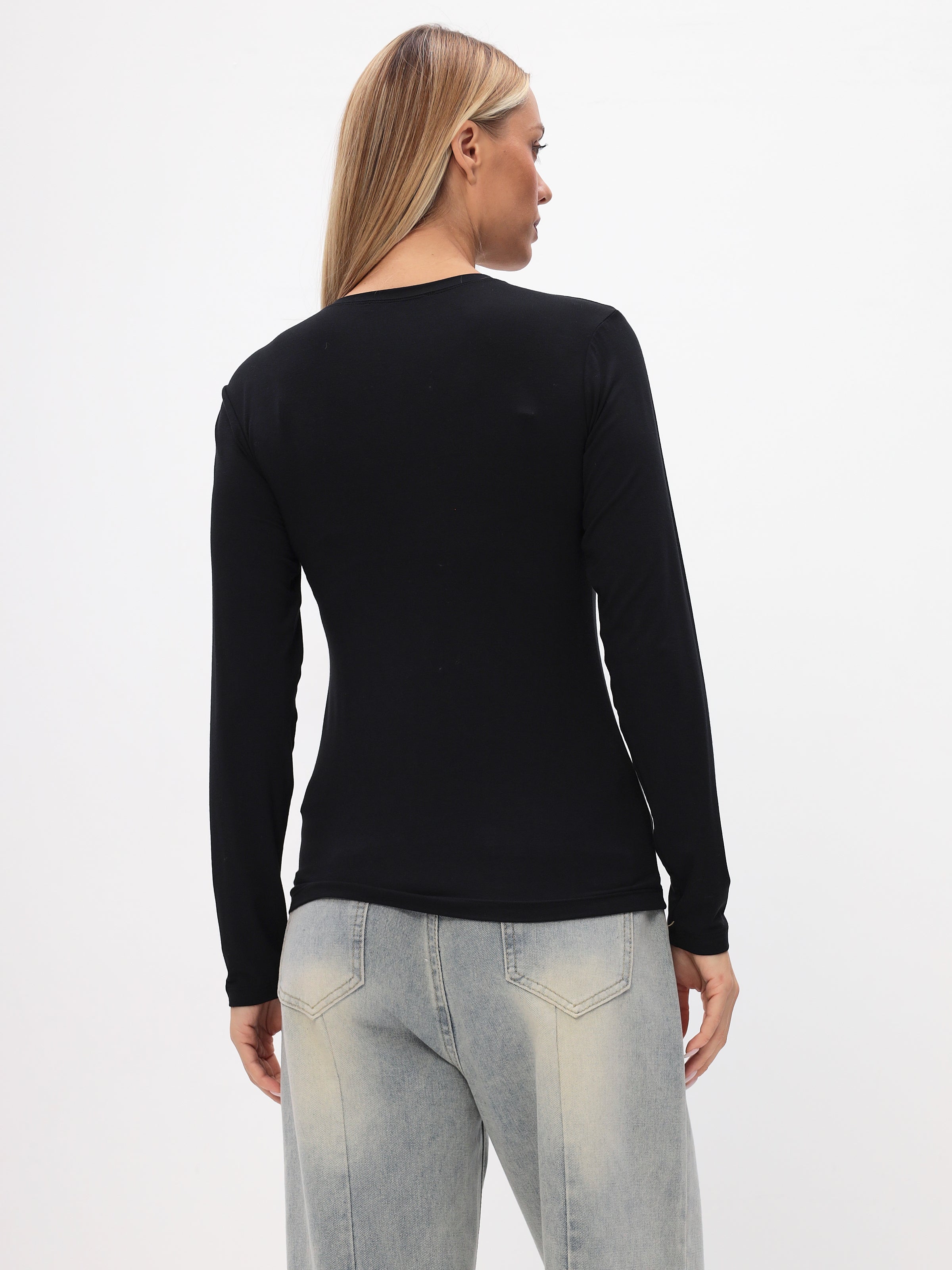 Damen Langarmshirt aus hochwertiger Bambusviskose