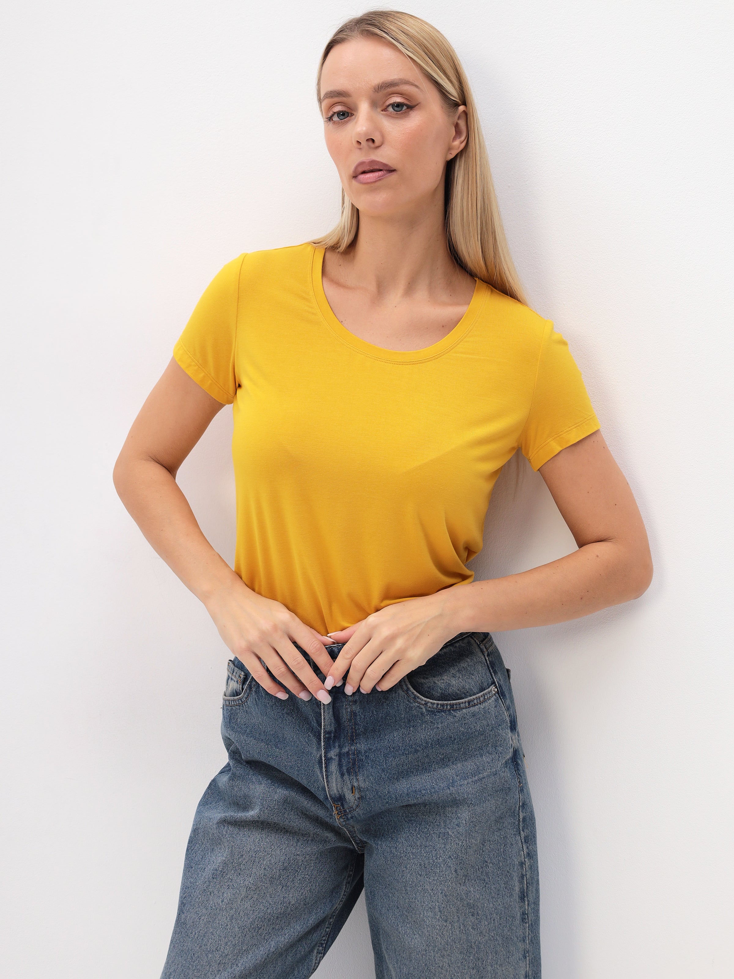 Damen T-shirt aus hochwertiger Bambusviskose