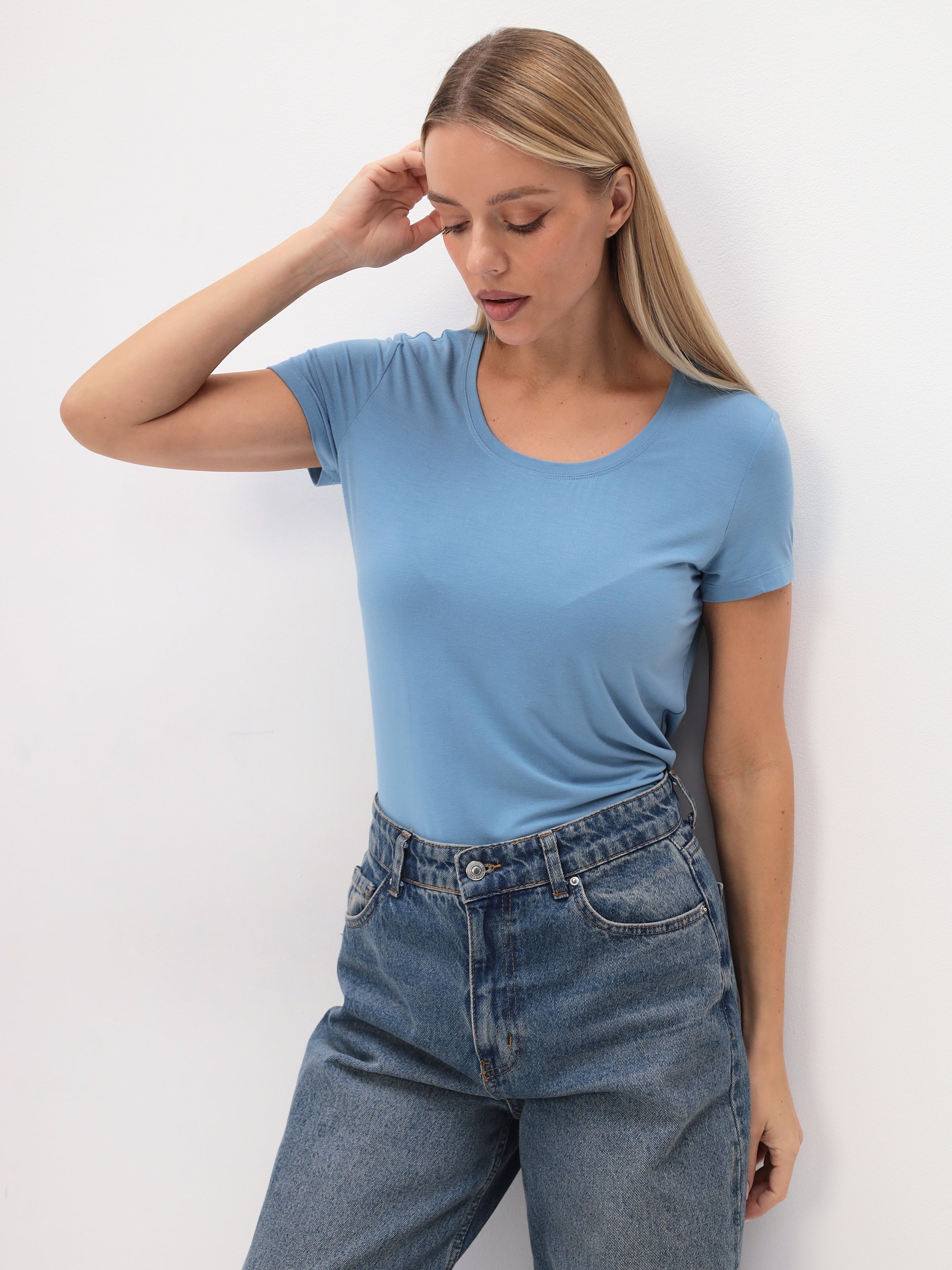 Damen T-shirt aus hochwertiger Bambusviskose