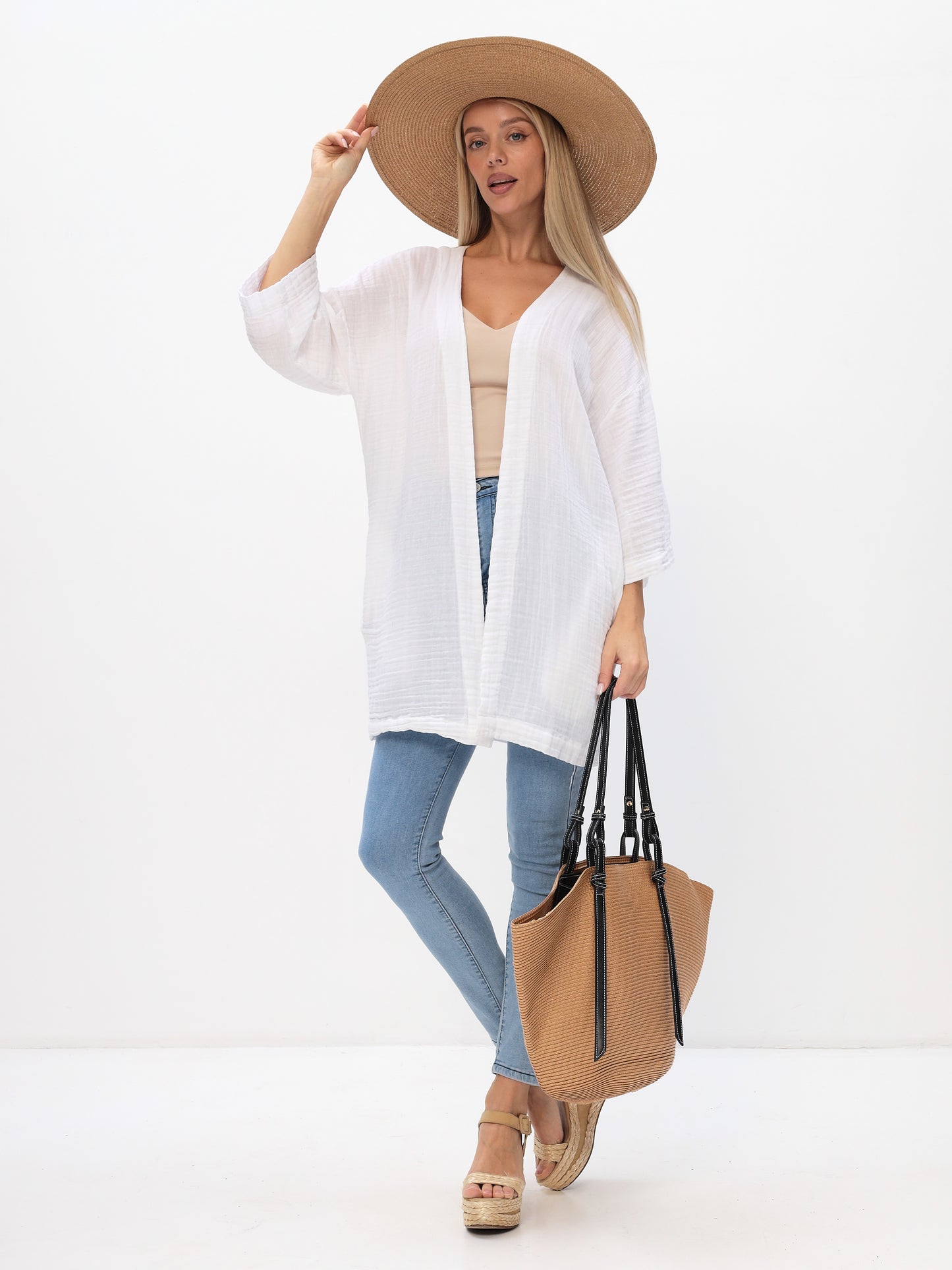 Women's Summer Fashion Casual Ladies Shirt Long