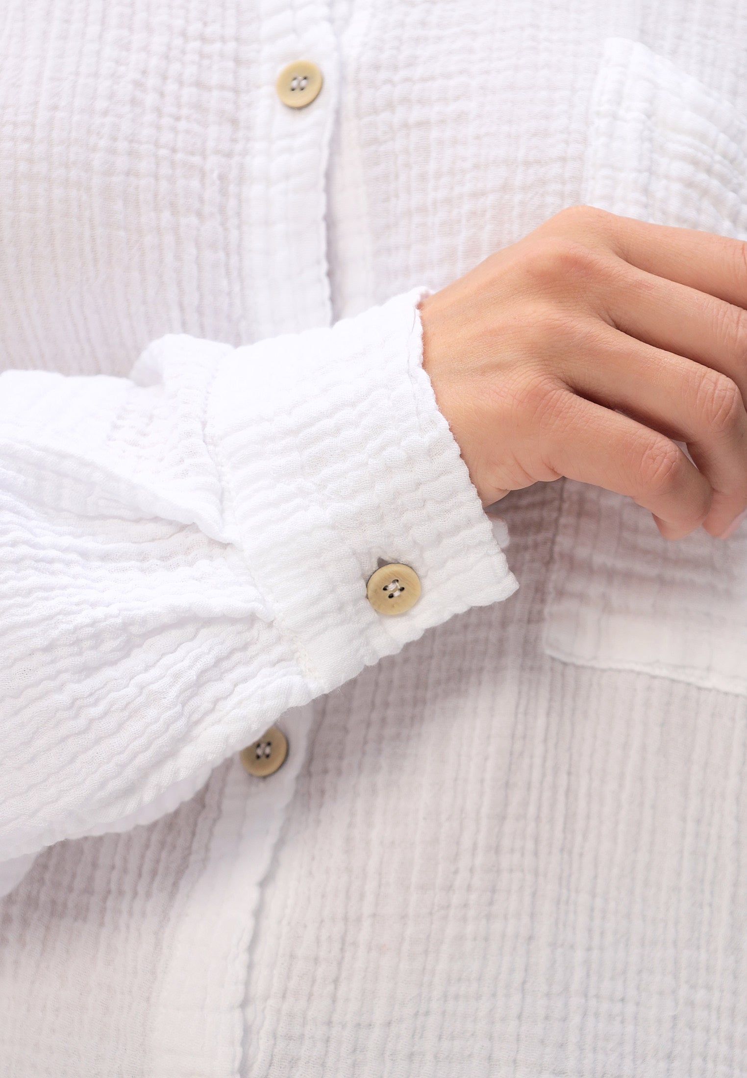 Damen Sommer und Freizeit Mode Hemd aus lässige Musselin