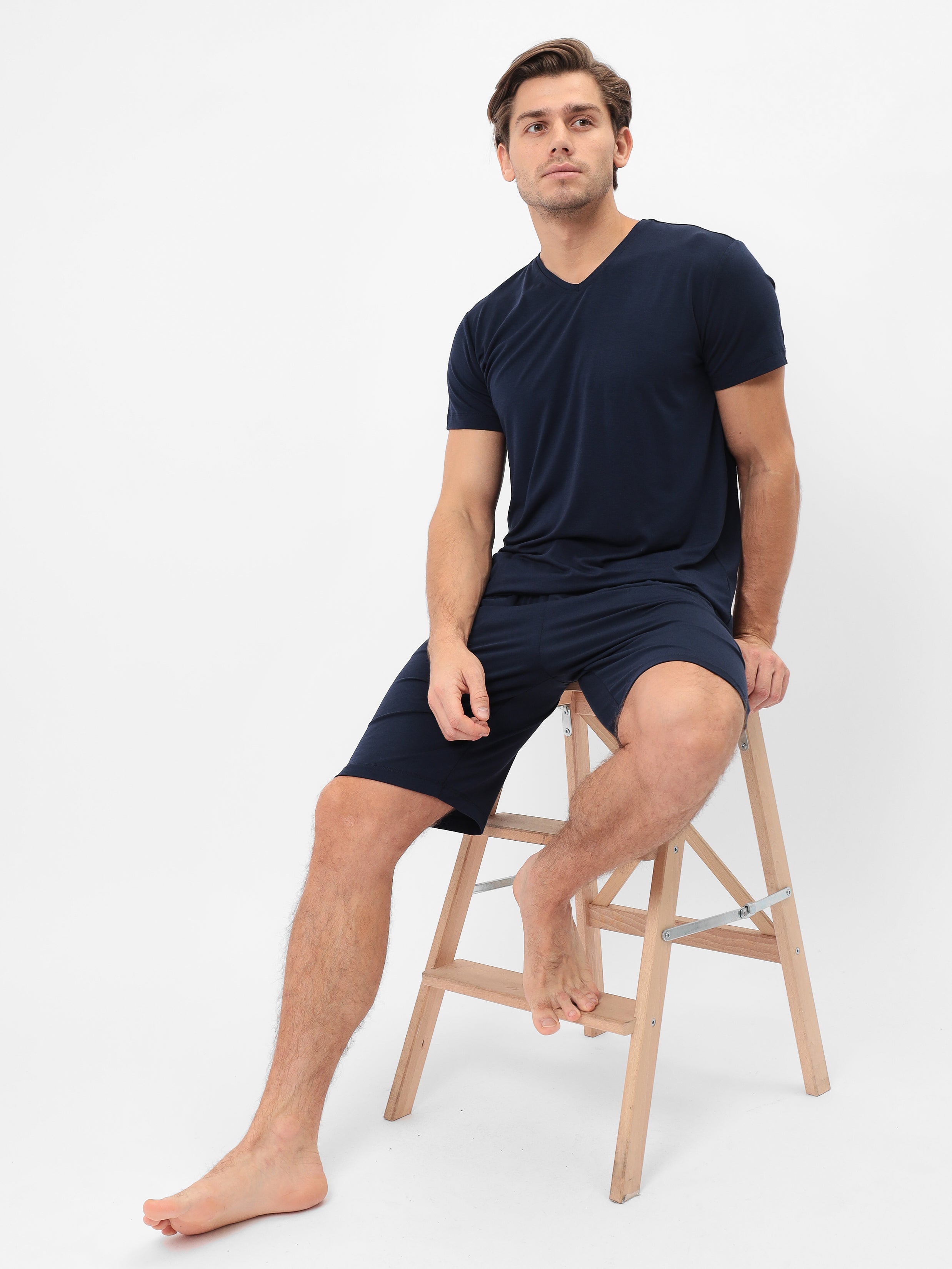 Herren Pyjama Set aus Bambusviskose