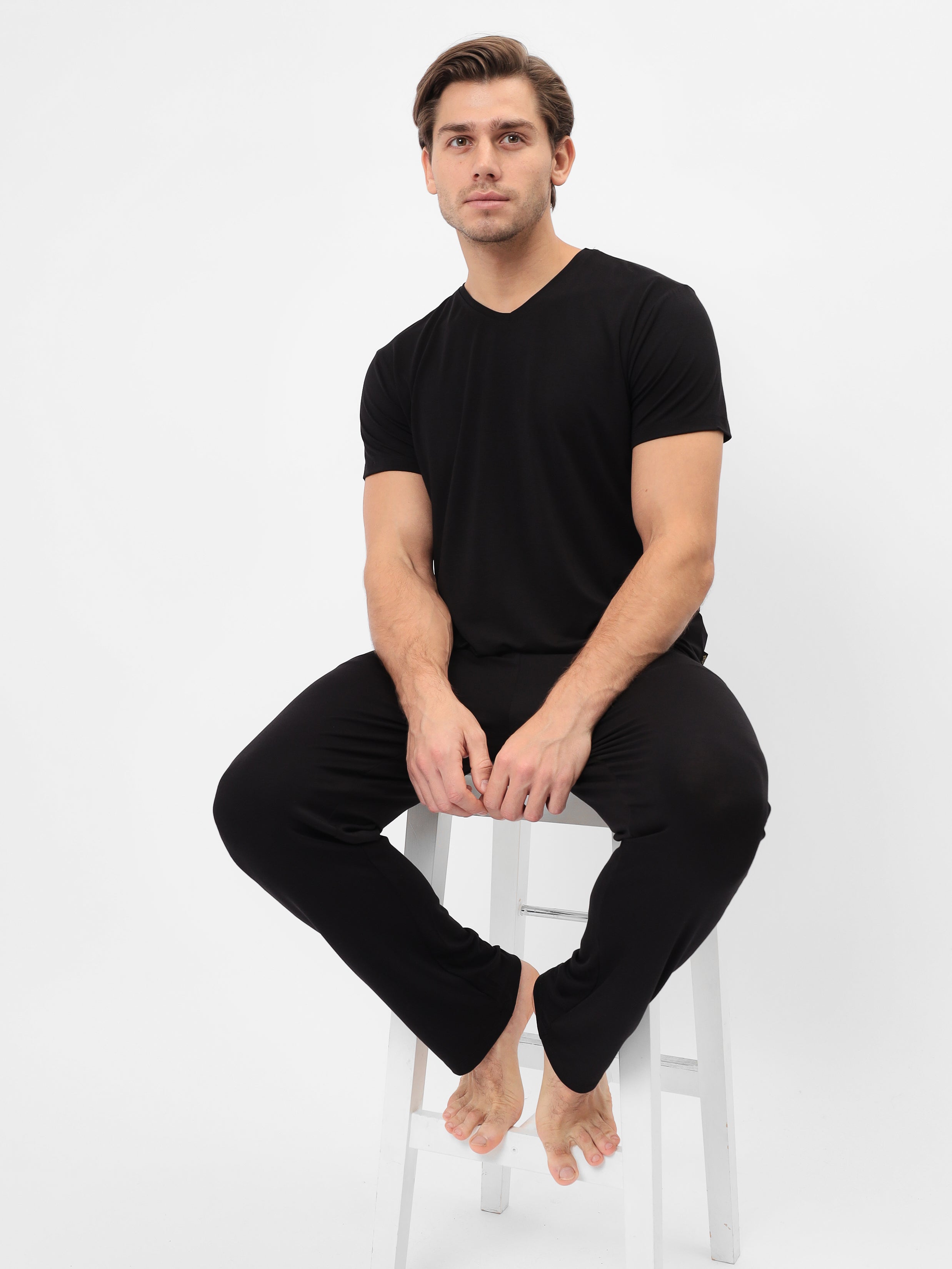 Herren Pyjama Set aus Bambusviskose