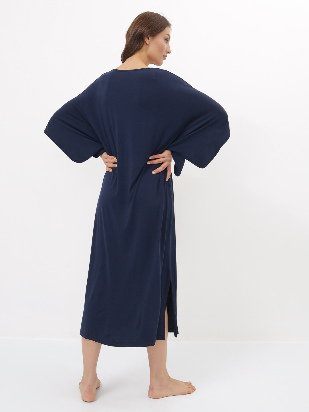 Women's Long Nightdress Made of Bamboo Viscose 