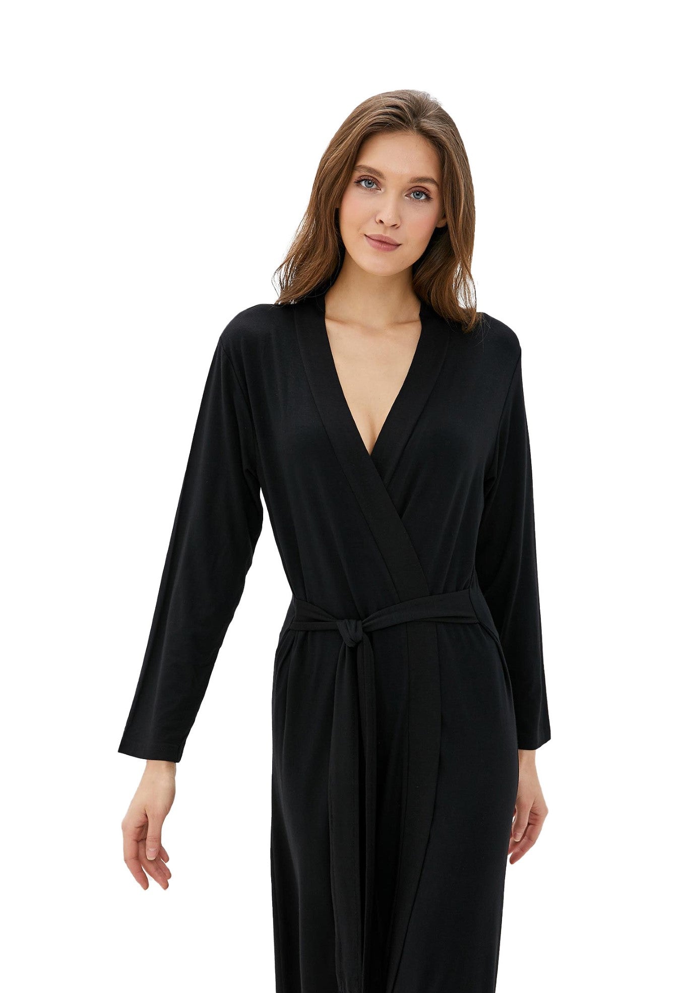 Damen Morgenmantel aus Bambusviskose