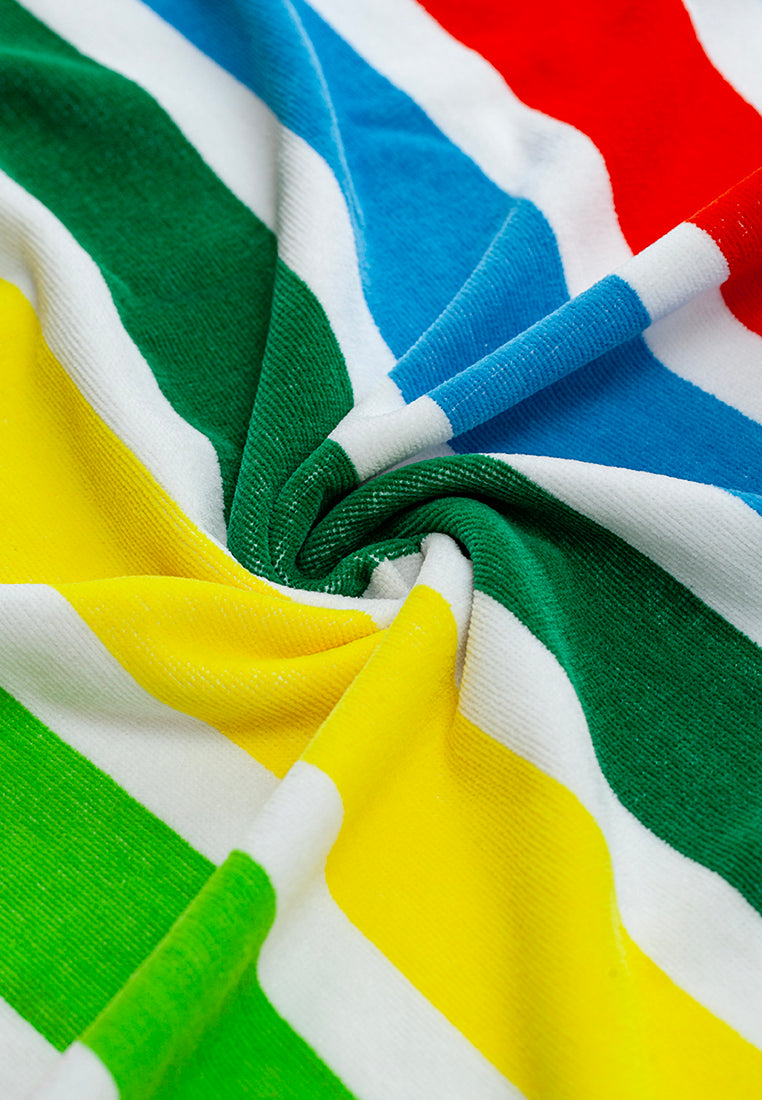 Premium Handtuch - Vielseitig, Nachhaltig, Saugstark & Schnelltrocknend - 100% Baumwolle - Strand, Bade, Dusch, Yoga, Spa & Reise-Tuch (70 x 140 cm) Multicolor