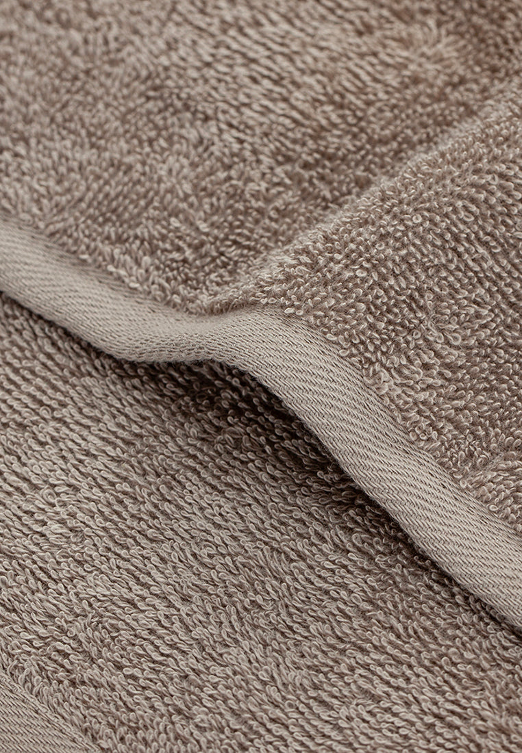 Towel set of 4 in a handmade felt bag - 100% cotton - guest towel (30x30 cm) 