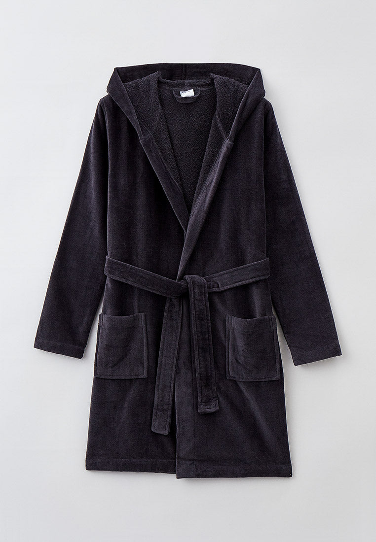 Youth / Teenager Velour Hooded Bathrobe (13-18 years)