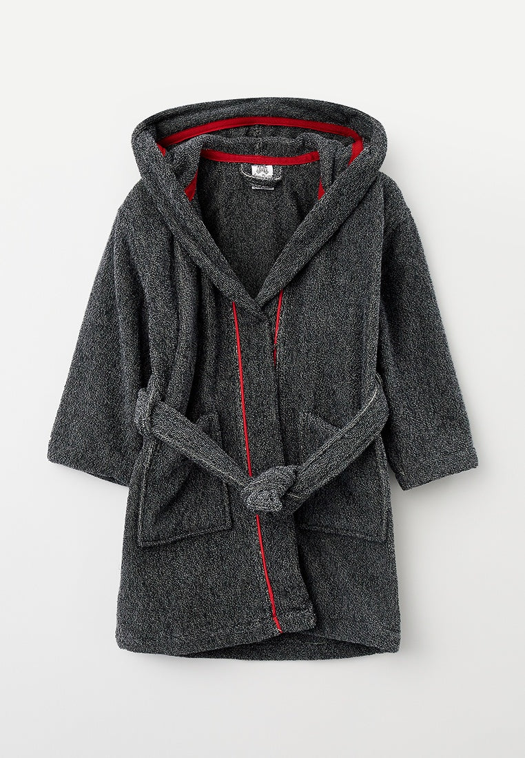 Kinder Bademantel mit Kapuze aus Frottier (3/4 - 11/12 Jahre)