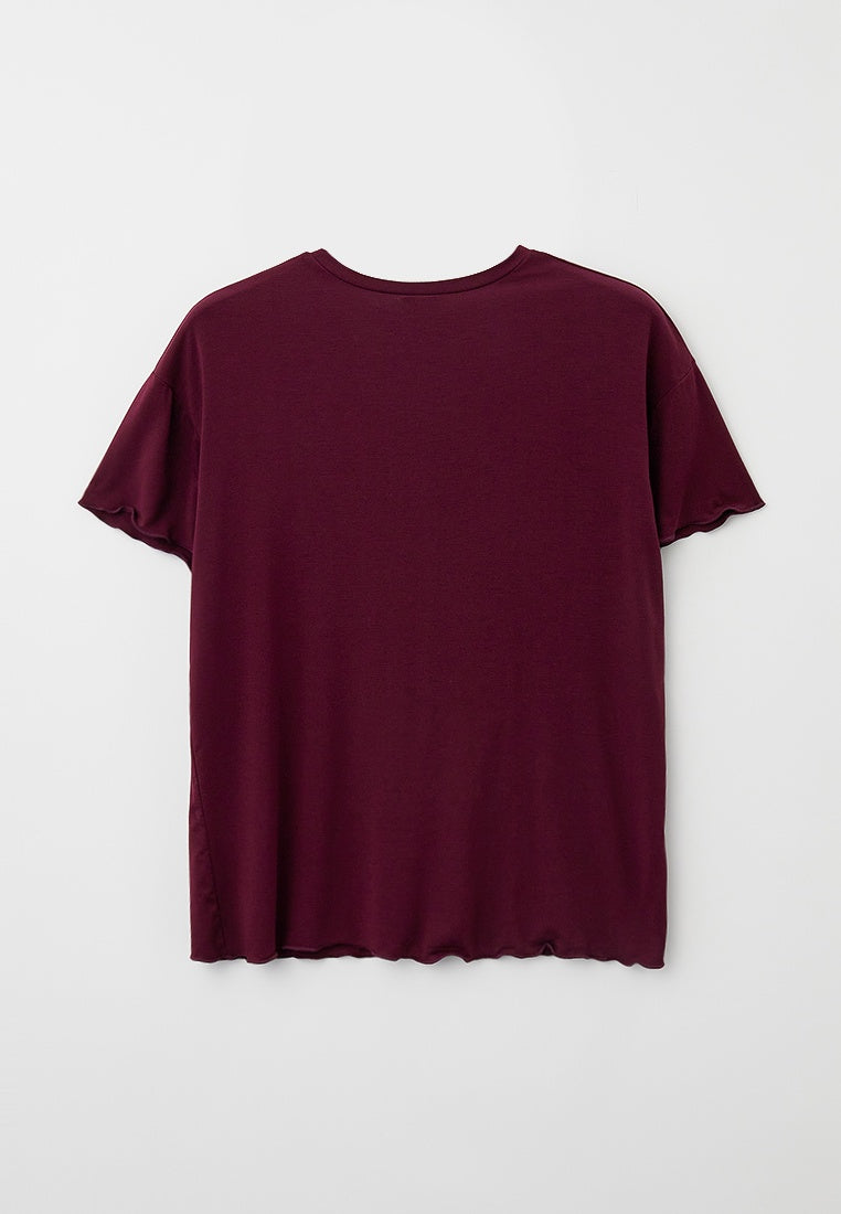 Jugendlicher / Teenager Pijama aus Bambusviskose mit kurzer Hose und Oberteil mit kurzen Ärmeln (13-18 Jahre)