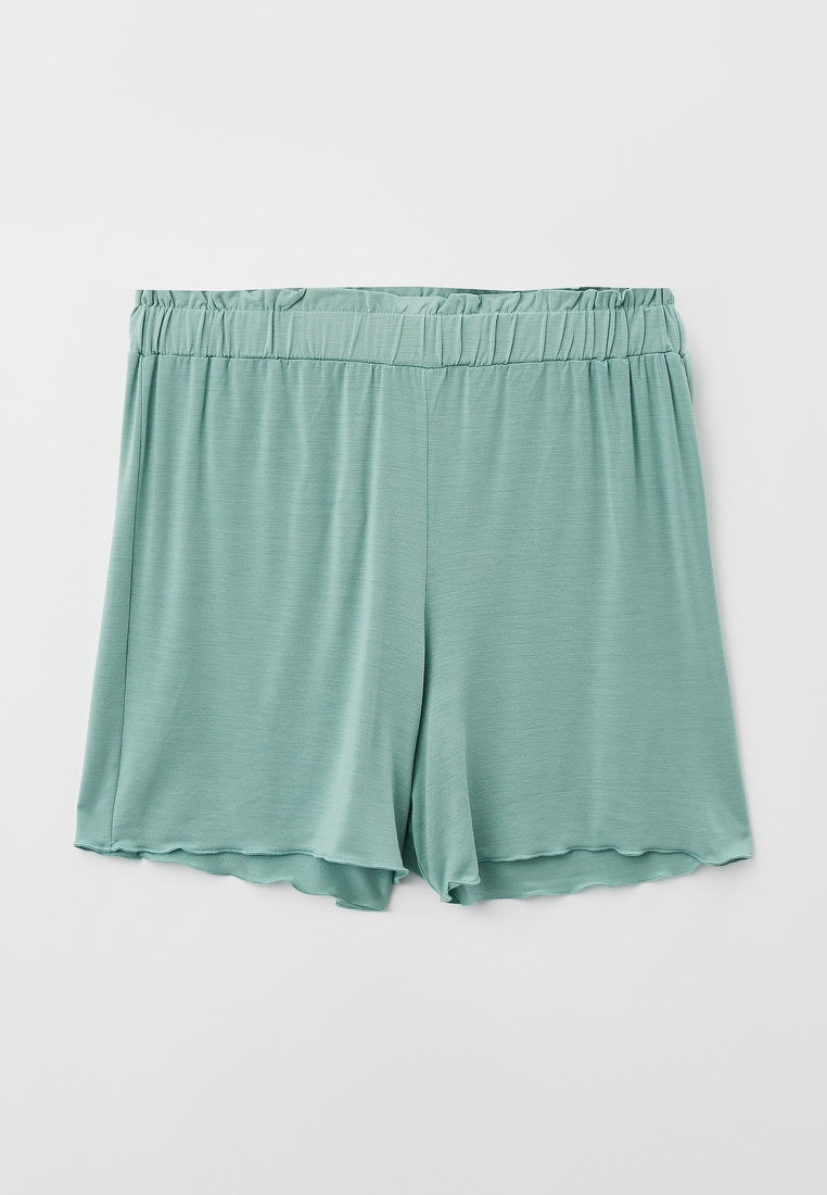 Pyjama en viscose de bambou pour jeunes/adolescents avec short et haut à manches courtes (13-18 ans) 