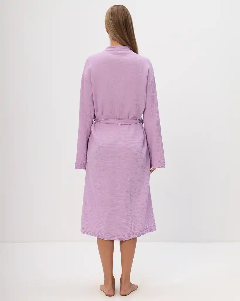 Robe de chambre pour femme en viscose de bambou