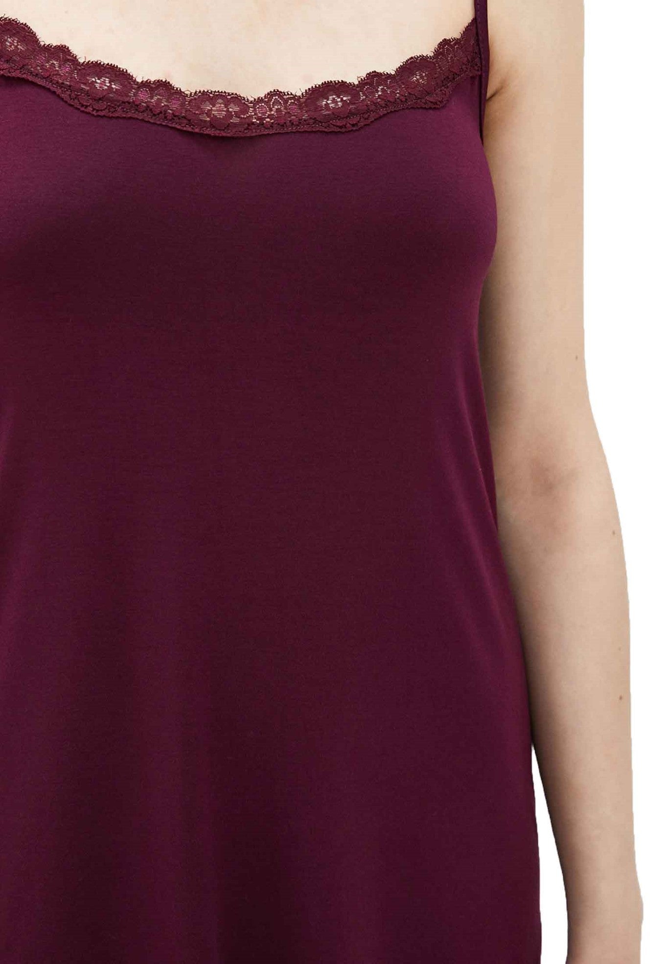 Exklusives Nachtkleid mit Spagetthi-trägern LMS-6064